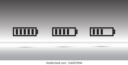 alkaline icon. Alkaline set with battery vector icons for web and mobile app,Alkaline battery with sign Lightning for illustration of accumulator, energy, power supply. Carved silhouette flat icon.