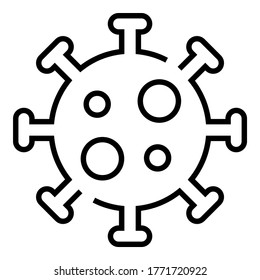 All about Corona Virus Disease. Covid - 19 vector symbol illustration icon.