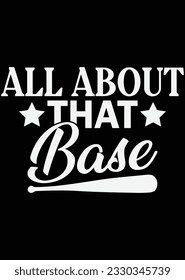 
All About That Base eps cut file for cutting machine