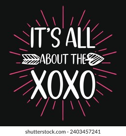 It's all about the typography tshirt design 