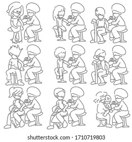 All ages of human beings getting vaccinated against new viruses.  No difference between them, 