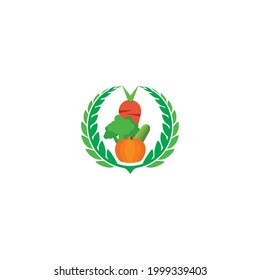 all agriculture vegetable logo design