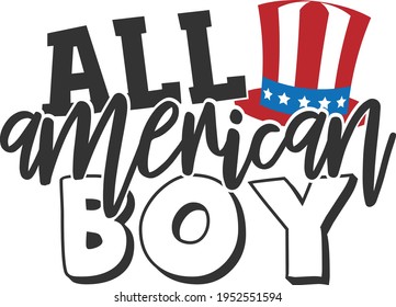 All American Boy - 4th of July design