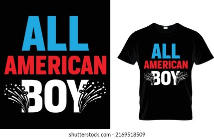 All American Boy T-shirt design