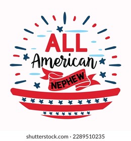 All American Family SVG design