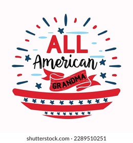 All American Family SVG design