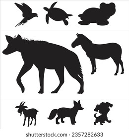 diseño de ilustración de todos los vectores de animales