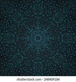 All around - sky background - blue design
