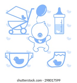 All baby need for themselves.