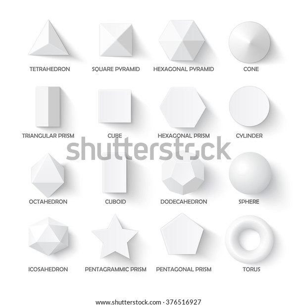 3d dimensions shape collage