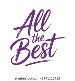 All The Best Calligraphy Script