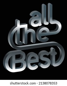 all the best typography vector design 