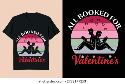Todo reservado para el diseño divertido de la camiseta de tipografía anti-San Valentín de San Valentín