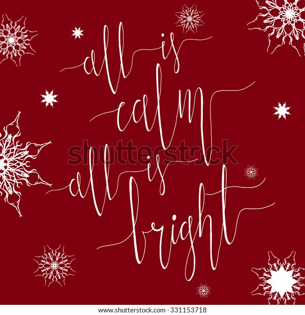 Download All Calm All Bright Christmas Carol Stock Vector Royalty Free 331153718 PSD Mockup Templates