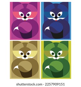 All Cats Vector Design Illustrator 