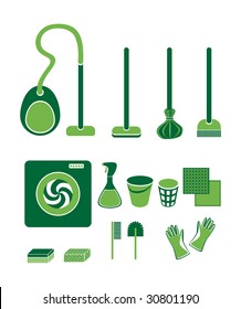 All for cleaning. Vector icon