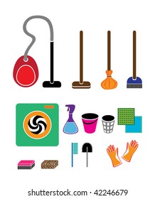 All for cleaning. Vector icon