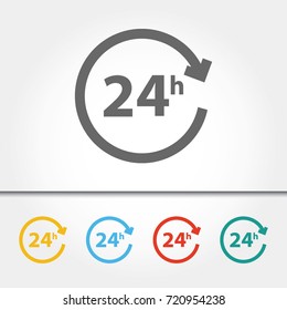 All Day Support Single Icon Vector Illustration