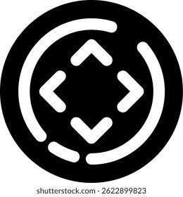 All directions Line vector Icon Design