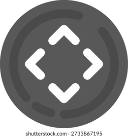 All directions Line vector Icon Design