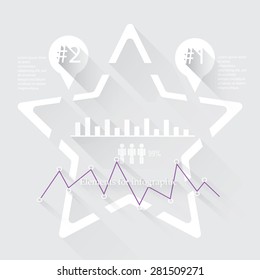 All the elements of the graph can be used to create your own graphics.