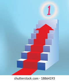 All elements made by simple objects, background - mesh-gradient