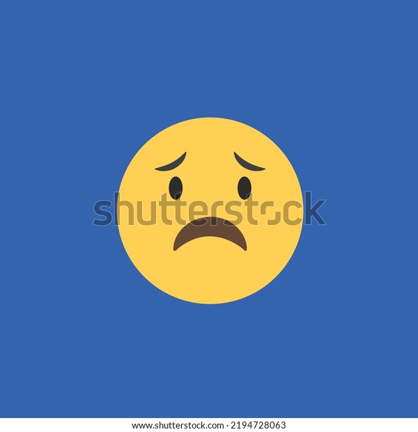 All Emoji Expressions Blue Background Stock Vector (Royalty Free ...