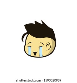 all facial expressions vector design