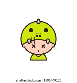 all facial expressions vector design