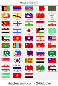 All Flags of Asia Countries 2