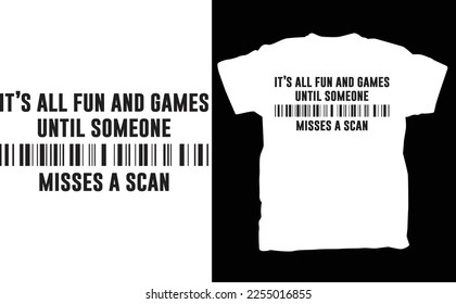 It's All Fun and Games Until Someone Misses a Scan Shirt , USPS Shirt ,Funny Postal Shirt , Post Office Attire , Post Office Shirt ,USPS