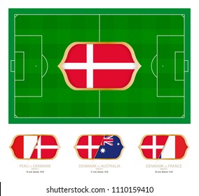 All games by Denmark soccer team in group C.