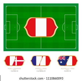 All games by Peru soccer team in group C.