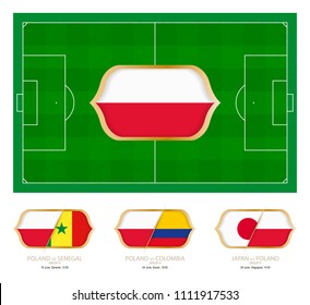 All games by Poland soccer team in group H.