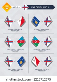 All games of Faroe Islands in football nations league.
