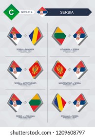 All games of Serbia in football nations league. 