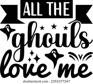 A todos los demonios les encanta el diseño de svg, archivo vectorial de Halloween