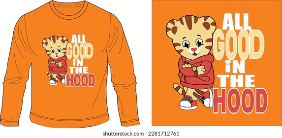 all good in the hood graphic design vector