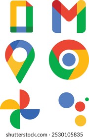 Todos os produtos do Google ilustração vetor 