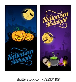 All Hallows Night holiday design. Vector illustration.