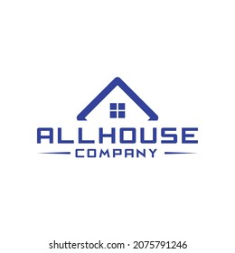 all house logo vector building and apartment template for business company