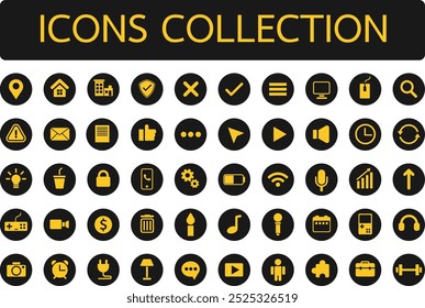 Todos los iconos de la colección versión 01