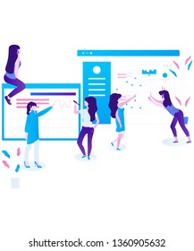 All illustrations are 100% customizable and are created using vector shapes. You can change color and size to match your requirement.