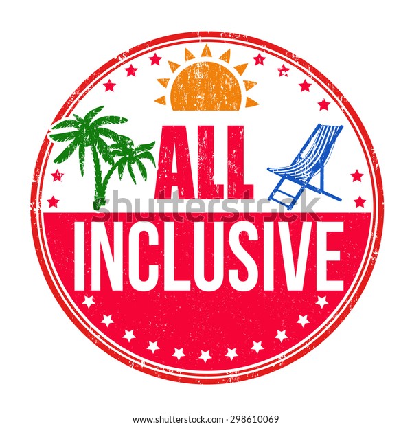All Inclusive Grunge Rubber Stamp On Stock Vector (Royalty Free ...