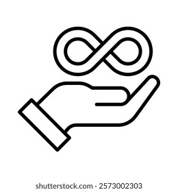 All Inclusive Icon Element For Design