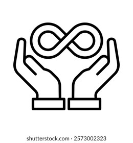All Inclusive Icon Element For Design