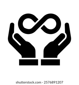All Inclusive Icon Element For Design