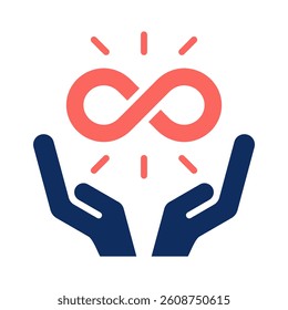 All Inclusive Icon Element for Design