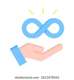 All Inclusive Icon Element for Design