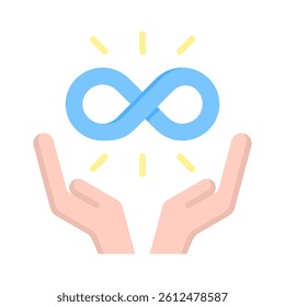 All Inclusive Icon Element for Design